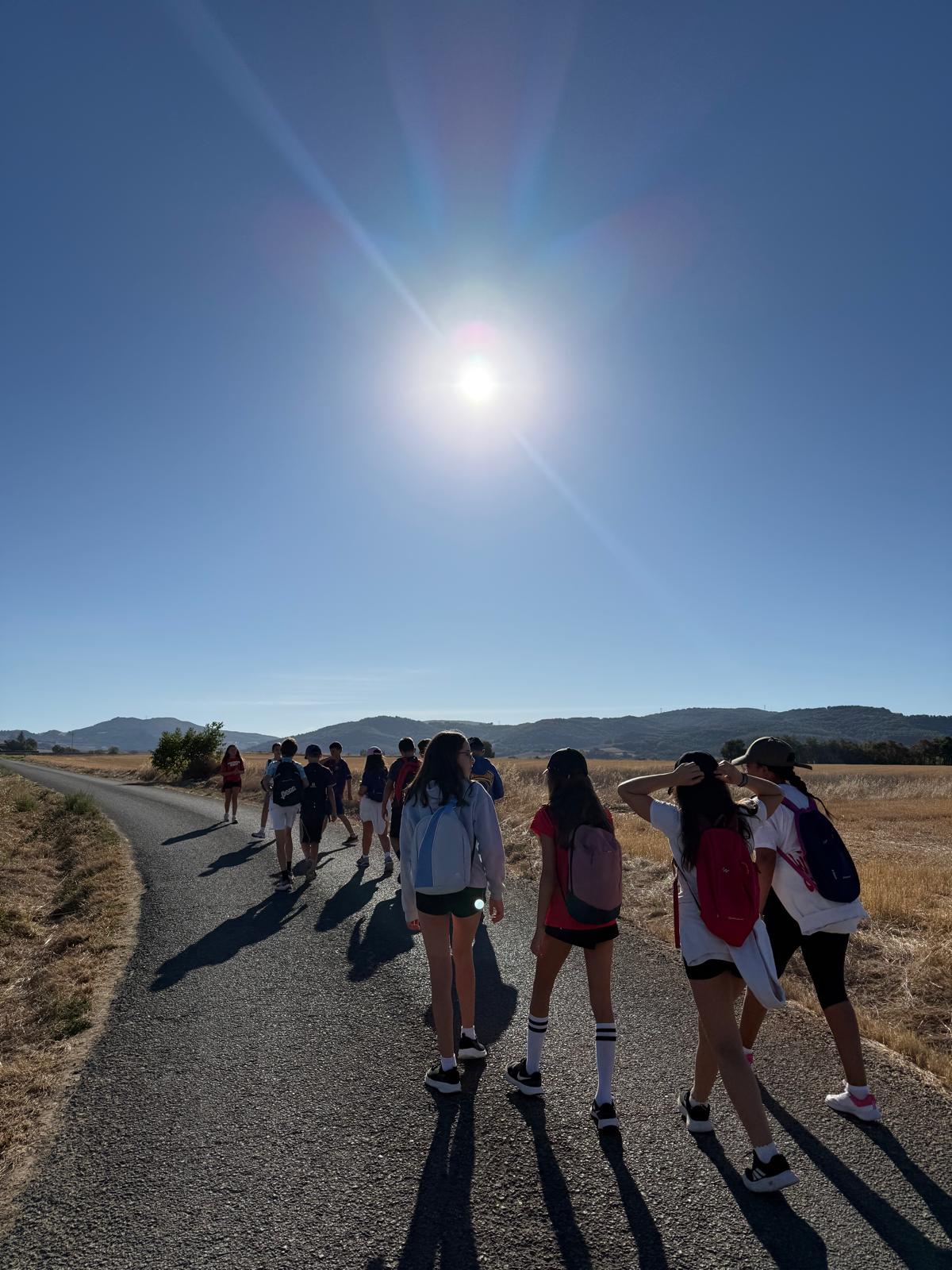 De camino al pueblo de Tuesta